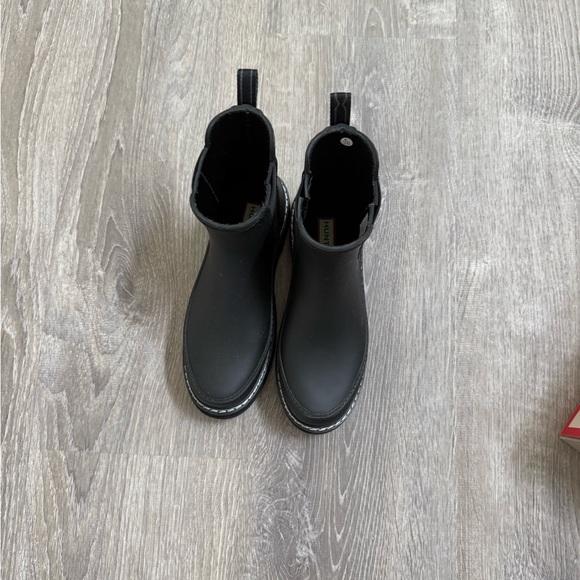 Black Ankle Boots Hunter boots - Picture 1 of 6
